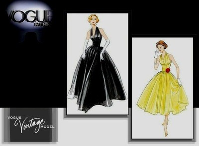 VOGUE 2962 VINTAGE 1957 VOGUE GOWNS Pattern 4-10//12-18