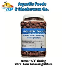 2-lbs Ultra-Color Enhancing Sinking Wafers, Plecos, Shrimp, Snails, Tropicals