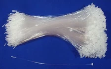 1000 Clear 9" Manual Security Loop Tagging Fasteners Lock Pin Tag Cable Tie