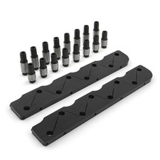Chevy Bbc 454 Rocker Stud Girdle Kit Black With 716 Polylock Nuts Chevy Bbc 454 Rocker Stud Girdle Kit Black With 716 Polylock Nuts