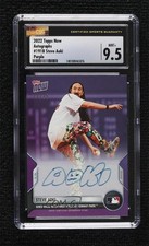 2022 Topps Now Purple Auto 20/25 Steve Aoki #191B CSG 9.5 Mint Plus Auto 0rm6
