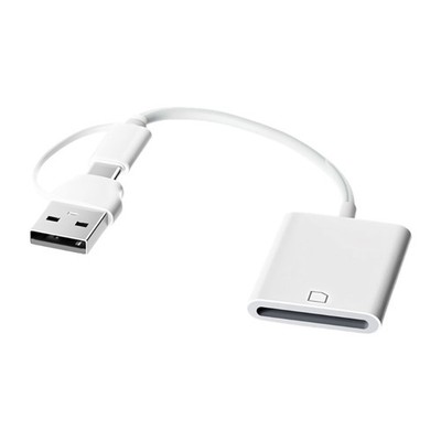 Fast Speed USB2.0 And Type C Double Port Memory Card Reader For Phones Devices