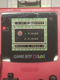 Nintendo Game Boy Color CGB Berry Pink Magenta Handheld Console - TESTED