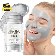 Clay Mask for Face, Dead Sea Mud Masks Stick Purifying Face Mask Deeping Cleanse