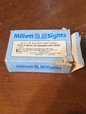 Millett Series 100 Adjustable Rear Sight Smith Wesson 3rd Gen 5906 5905 5904