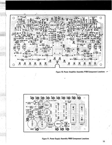 MARANTZ 2220B Service Manual - STEEL WIRE BOUND - ROBUST FRONT & BACK - Picture 8 of 9