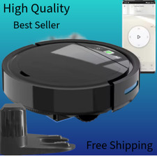 Smart Robot Vacuum Cleaner 2500Pa Auto Floor Sweeper Rechargeable Mop
