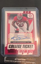 2021 Panini Contenders Draft Picks - College Ticket Autographs Alex Leatherwood