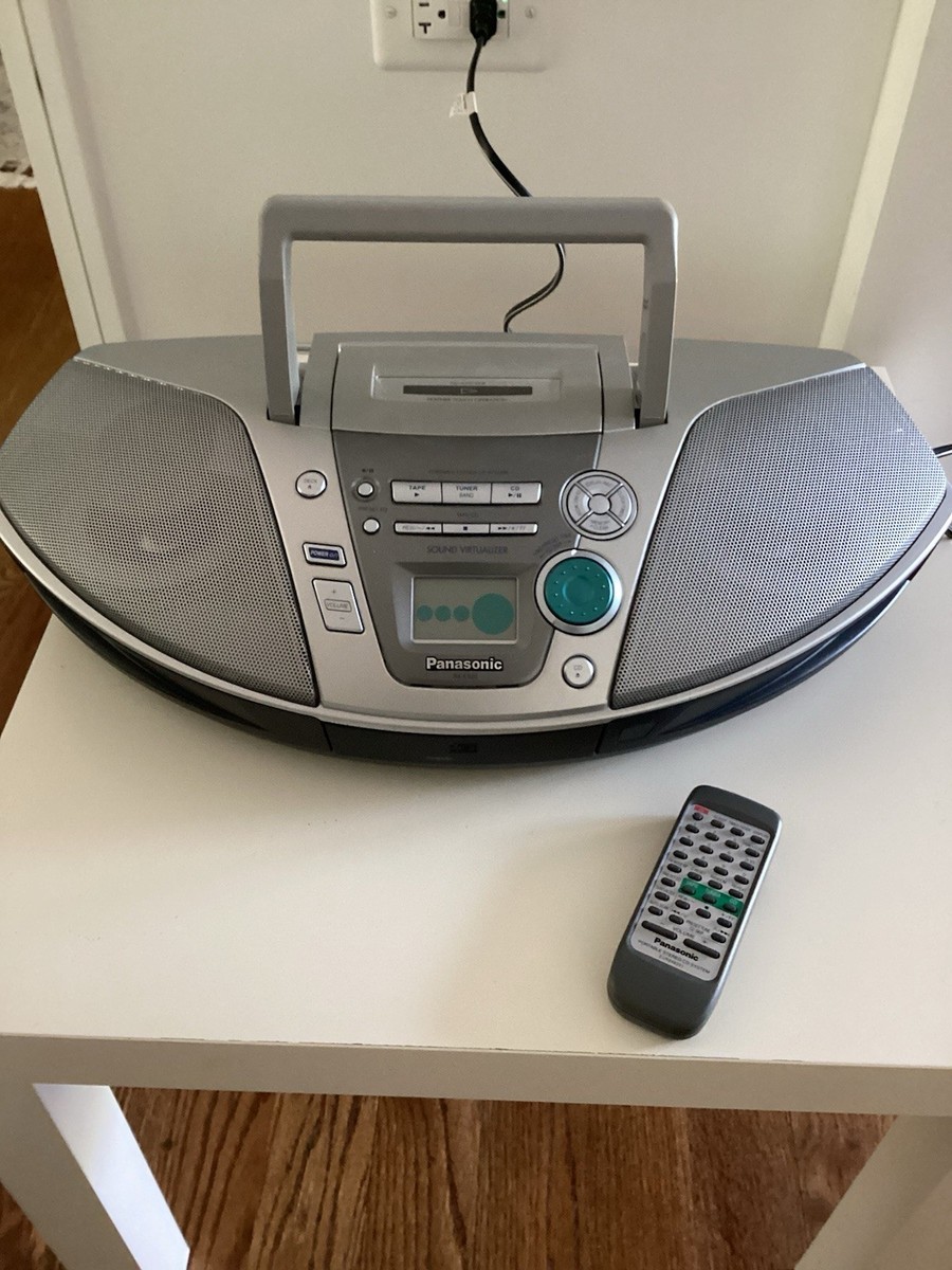 Panasonic RX-ES20 CD/Radio/Cassette Boombox for sale online | eBay