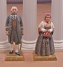 Marx President Presidents George Washington 1st Lady Martha Pro Painted