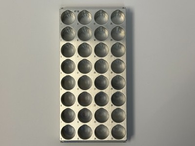 PAL VT21 VT32 Sample Vial Rack 32 Pos 10ml /20ml MP50-03B Reversible 21 Pos 2ml