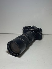Chinon CE-4S 35mm SLR film Camera w/75-260mm Vivitar FOR PARTS