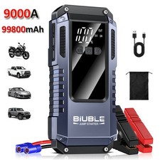 9000A Auto Starthilfe Jump Starter Ladegerät KFZ Batteri Booster Powerbank