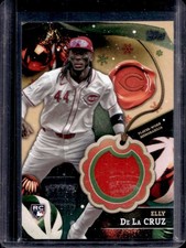 2024 Topps Holiday Elly De La Cruz Relics RC Jersey Rookie #RC-ED Reds