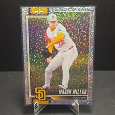Topps 2024 Series 1 Foil Parallel Mason Miller #179 - Padres MLB Baseball Card