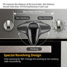 Mom's Choice Gold Awards Winner - 1 Pack Childproof Oven Door Lock, Oven Fro...