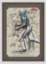 2004 Fleer Greats Bob Griese #63 HOF 0q3