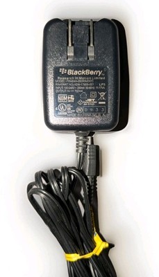 BlackBerry Mini USB Phone Charger Wall Plug Power Adapter Black Great Condition