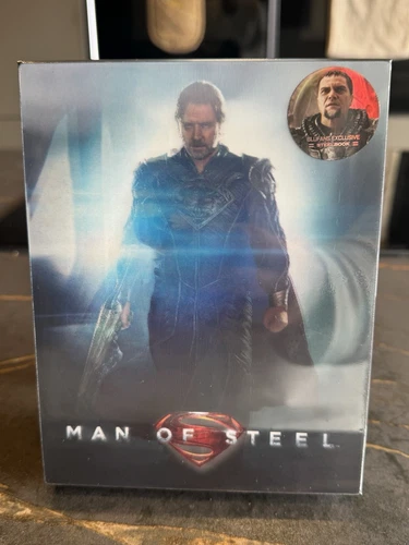 Steelbook simple lenticulaire exclusive Man Of Steel Blufans Blu-ray 3D - scellé
