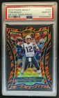 2019 Select Tom Brady SP Die Cut Tiger Prizm Premier Level #101 Patriots PSA 10
