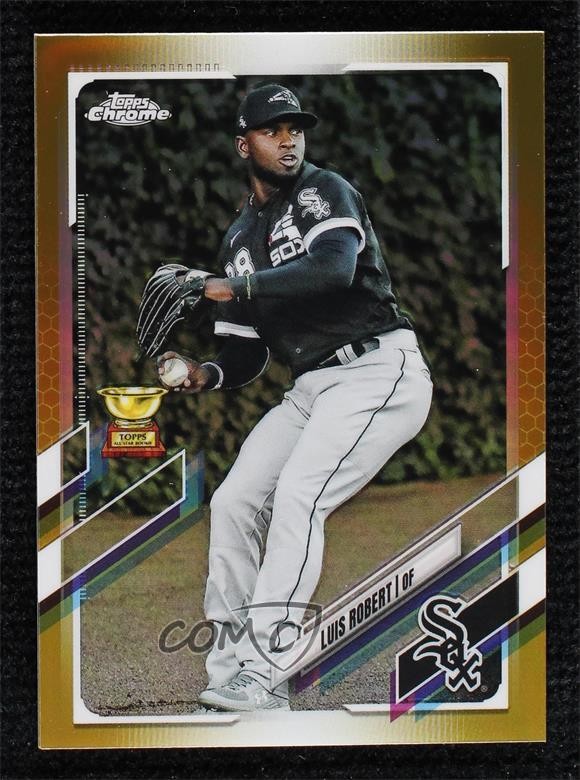 2021 Topps Chrome Gold Refractor 49/50 Luis Robert #56