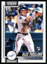2026 Topps #74 Alex Freeland RC Los Angeles Dodgers 57725