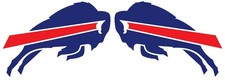 2-PACK  BUFFALO BILLS 4in. STICKERS