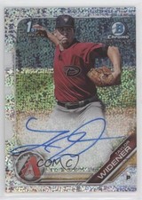 2019 Bowman Chrome Prospect Speckle Refractor 169/299 Taylor Widener Auto 0x08