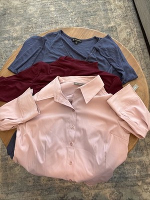 Lot 3 Women s Blouses/Tops Size XL APT 9, INC, YMI Collection