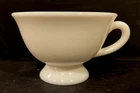 Old Fenton Silvercrest White Milk Glass Footed Pedestal Coffee Teacup Tea Cup