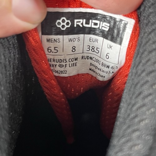 Rudis Colt 2.0 Damengröße 8/Herrengröße 6,5 schwarz Wrestling Schnürschuhe - Bild 8 von 10