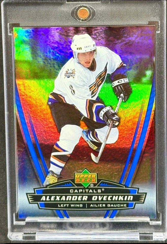 Alex Ovechkin RARE ROOKIE HOLO FOIL REFRACTOR INVESTMENT CARD  CAPITALS MVP - Image 3 of 4