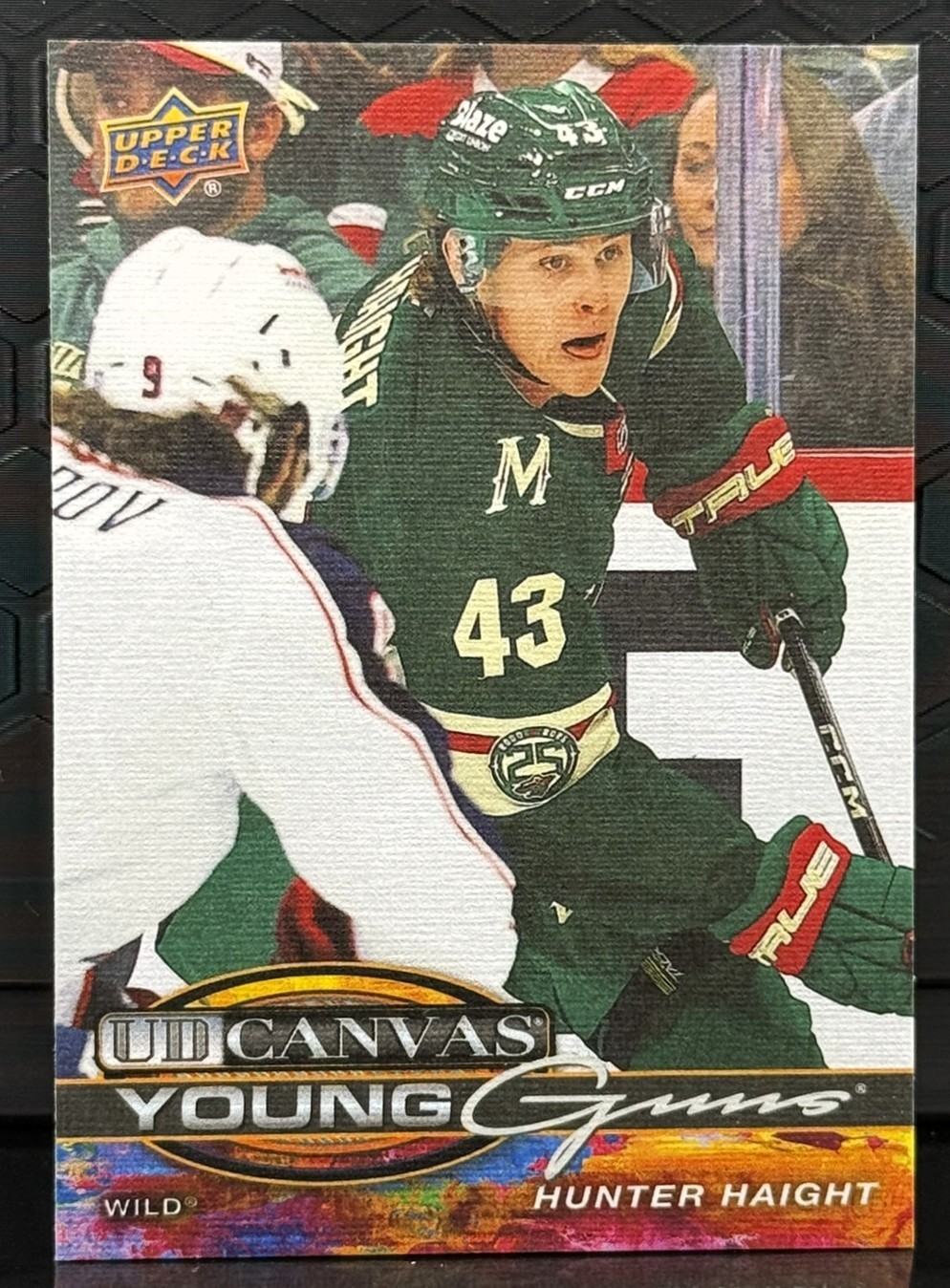 2025-26 Upper Deck Series 2 Hockey #C-232 Hunter Haight UD Canvas Young Guns