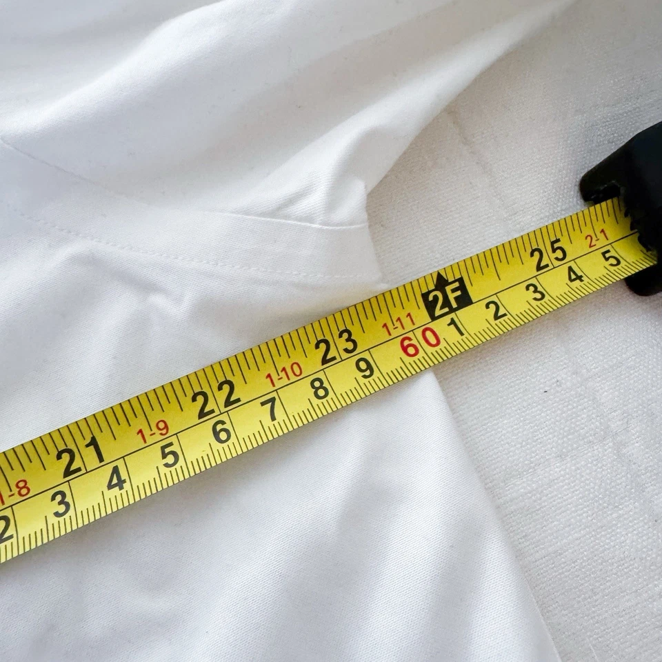 Рубашка мужская LL BEAN 16-33 оксфордское платье устойчивое к морщинам на пуговицах хлопок белая - Изображение 4 из 4