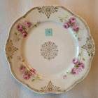 Antique Early 1900s Bavarian Floral Rose Design Gold Trim Plates 7 1/2 Inch 0 — photo 7