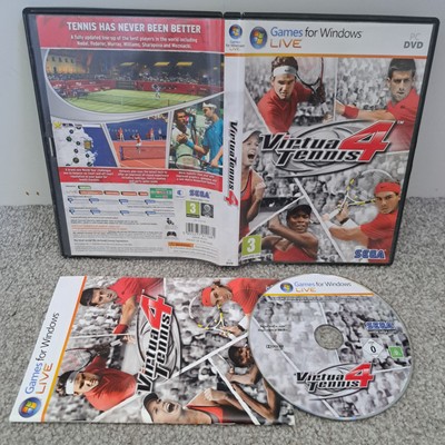 Virtua Tennis 4 PC Spiel extrem selten komplett Handbuch Sport DVD ROM Windows sehr guter Zustand