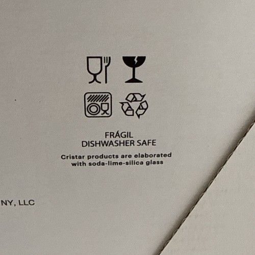 Cristar Mikonos Stemless Tumblers Clear Wine Glasses Set of 4 11.5oz. NEW - Picture 7 of 9