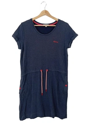 BARBOUR Robe à manches courtes Dames Robe T EU 40 bleu style décontracté - Photo 1/4