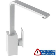 Abode New Media Single Lever Gloss White Mixer Tap *Grade B* "Graded"