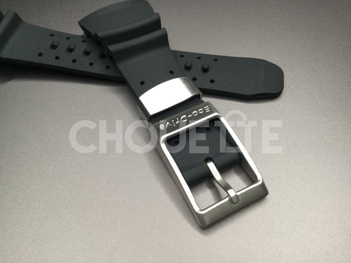 Genuine Citizen Bj8050-08e Ecozilla 29mm Black Rubber Watch Band