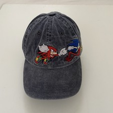 Sonic The Hedgehog Snapback Hat Gray Washed Sega Cap Strap Modified Collector