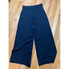 Vintage 80s Lee Wide Leg Pants High Waist Trouser Dark Academia Career M