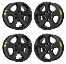 18 Dodge Ram 1500 Satin Black Wheels Rims Factory Oem 2670 2019-2023 Set