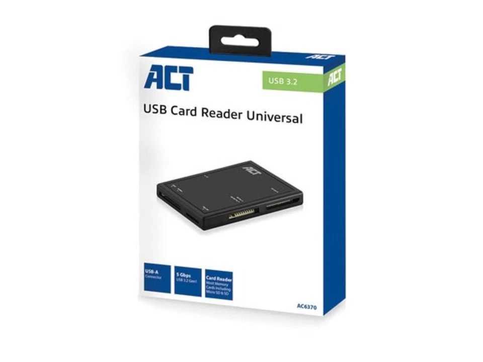 ACT Lecteur de cartes multiples USB 3.2 Gen1 - Photo 3/4