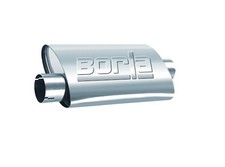 Borla 40659 Proxs Exhaust Oval Reversible Muffler 2.5 Offset Inlet Center Outle Borla 40659 Proxs Exhaust Oval Reversible Muffler 2.5 Offset Inlet Center Outle