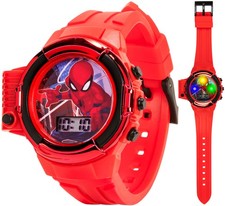 Marvel Spider-Man Kids Flashlight LCD Watch   Digital Time Display, Press-Activa