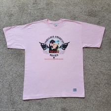 Vtg Gone With the Wind T-Shirt Men's XL Pink PostMark 2000's Promo USA Made