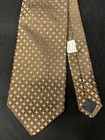 Joseph Abboud Vintage Brown/ Blue 100% Silk Tie Made In Italy — photo 1