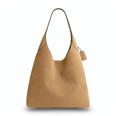 Coach Brooklyn Shoulder Bag 39 in Sand Suede