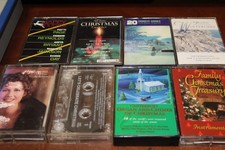 LOT OF 8 CHRISTMAS CASSETTE TAPES